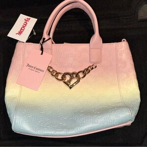 Juicy Couture purse - pastel rainbow - new with tags